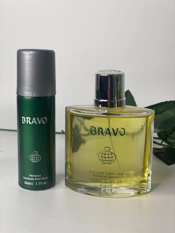 100ml Bravo perfume with deo spray