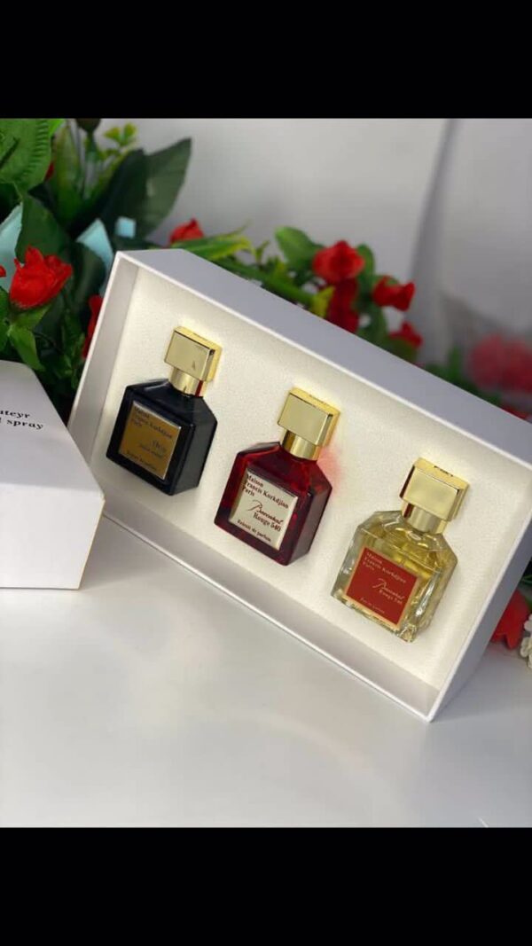 Baccarat 3 in one maison perfume set