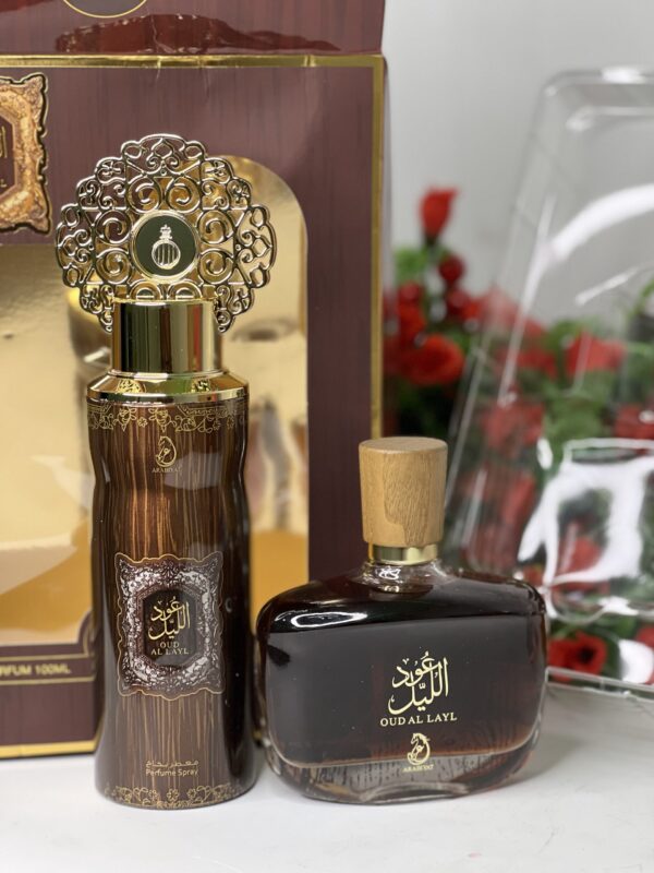 Oud al layl perfume and spray set