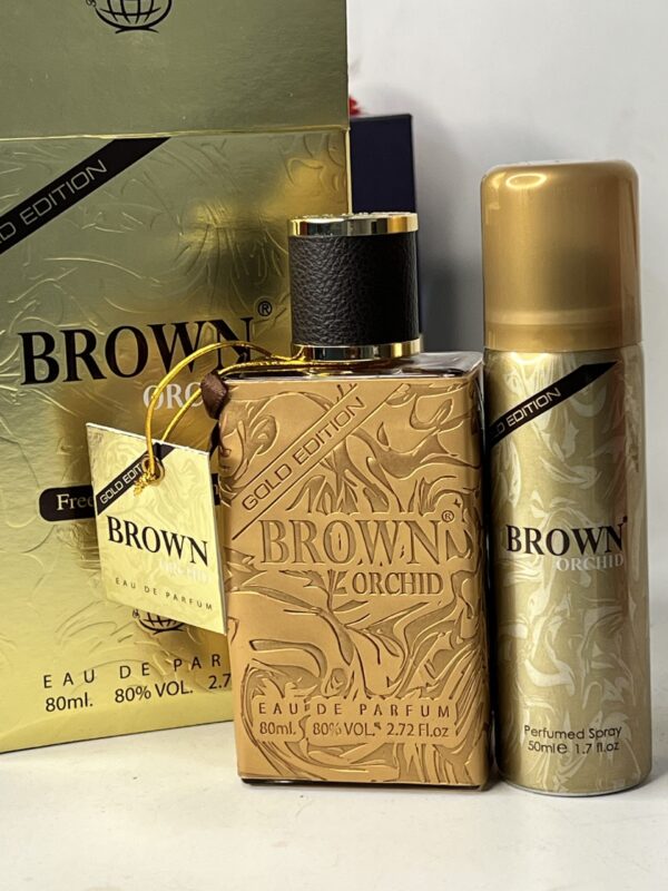 Brown orchid gold edition with deo spray EDP 80ml