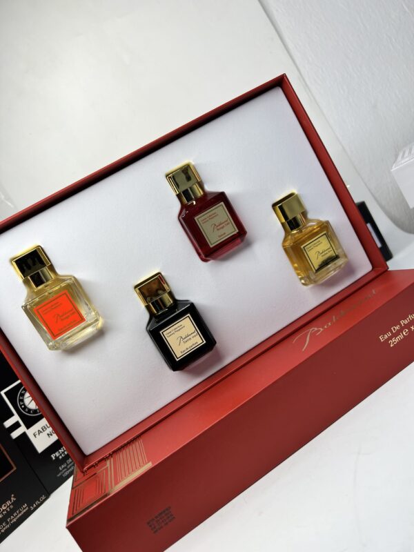 Genie Bakkarat 4 in one perfume set red