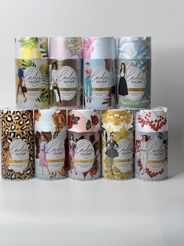 250ml lady storm body spray