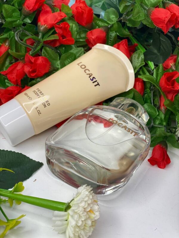 Perfume and lotion set - Locasit yellow elegant