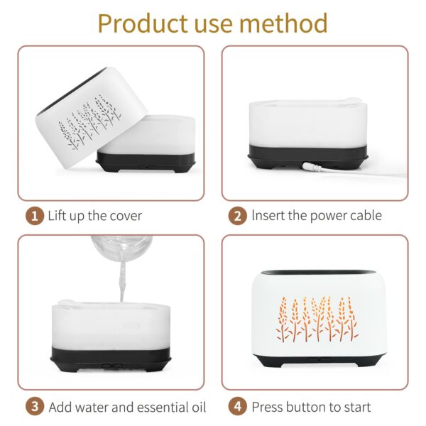 150ml flame diffuser with remote control - Image 2