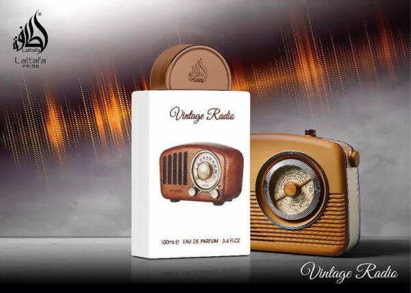 Vintage Radio Lattafa 100ml Perfume - Image 2
